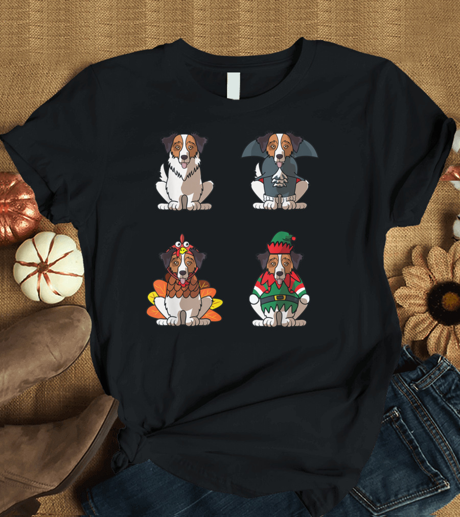 Australian Shepherd Seasonal Costumes T-Shirt