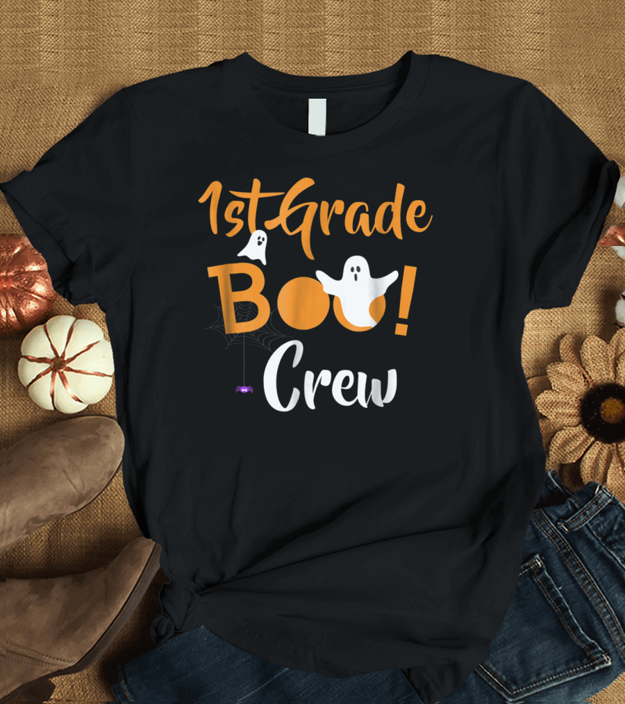 1st Grade Boo Crew Ghosts Halloween 1st Grader T-Shirt