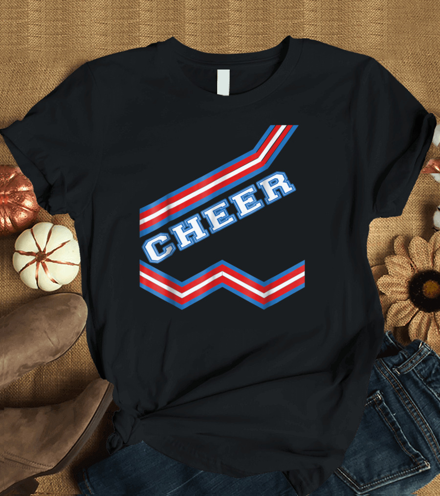 Cheer Halloween Costume Cheerleader Team Spirit T-Shirt