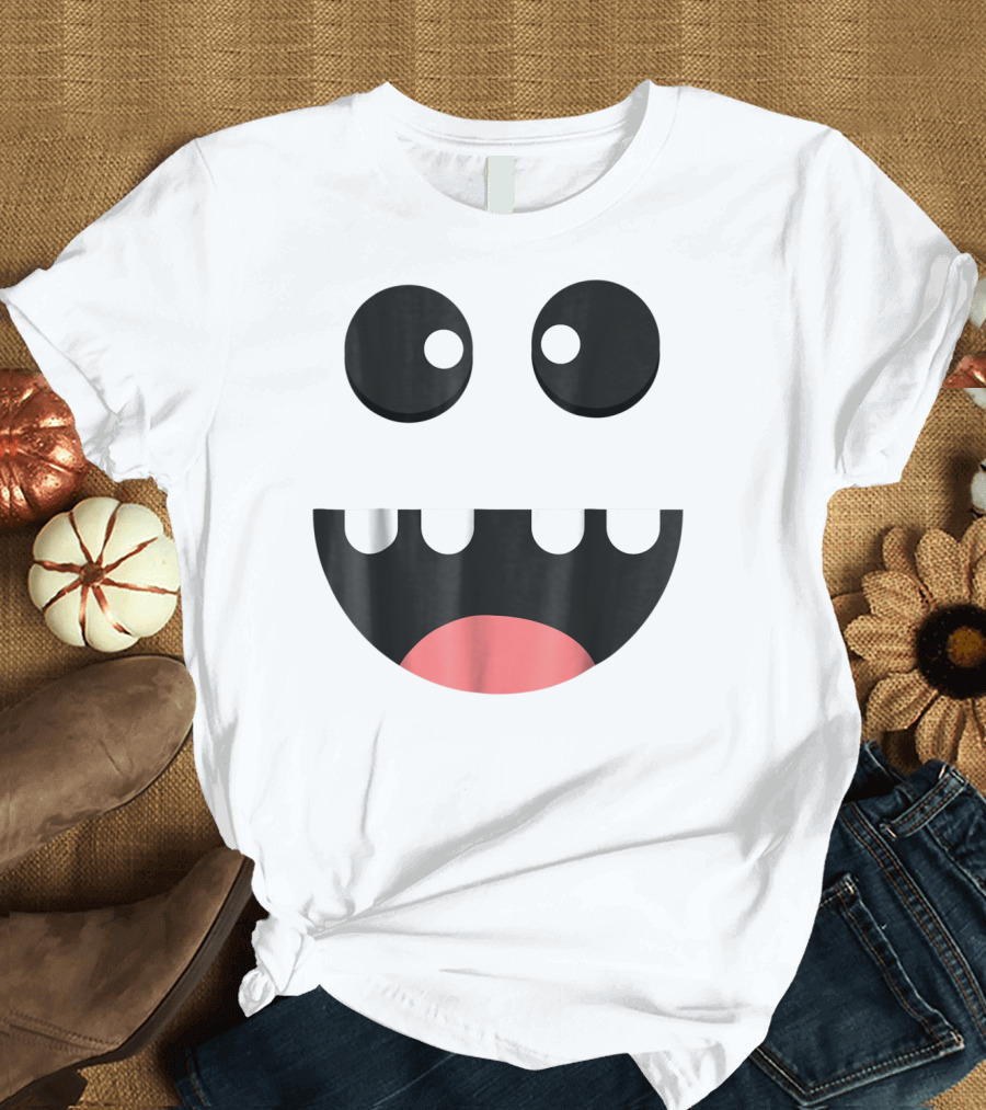 Cute Halloween Monster Face Scary T-Shirt