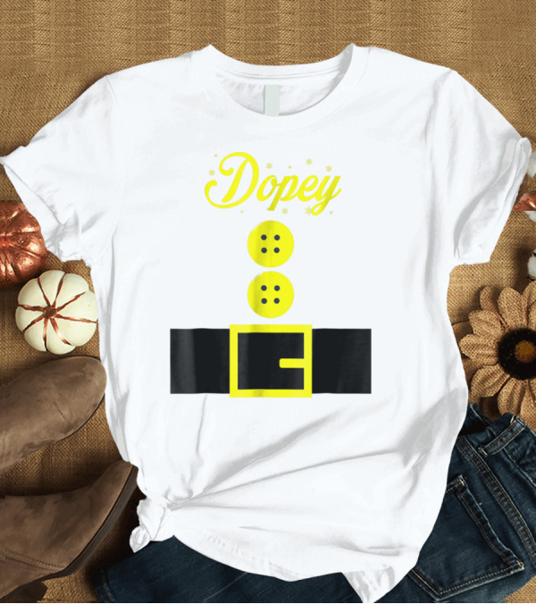 T-Shirt: Dopey Dwarf Halloween Costume Matching Group T-Shirt Dopey Dwarf Halloween Costume Matching Group T-Shirt