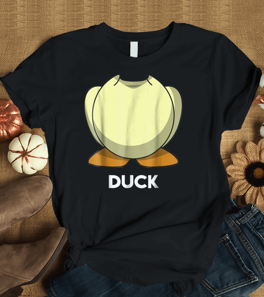 Duck Costume for Halloween Couple Friend Group T-Shirt