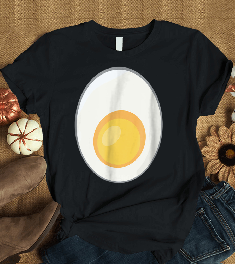 Egg Costume Funny Halloween Devil Yolk T-Shirt