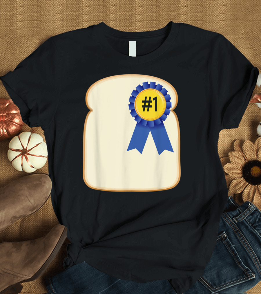 Fathers Day Funny Dad Bread Winner #1 Pun Gag T-Shirt