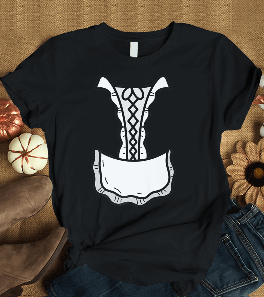French Maid Costume Halloween Housemaid T-Shirt
