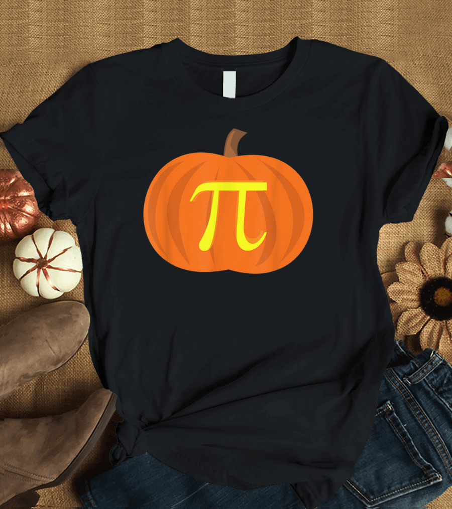 Funny Halloween Pumpkin Pi Math Geek Nerd T-Shirt