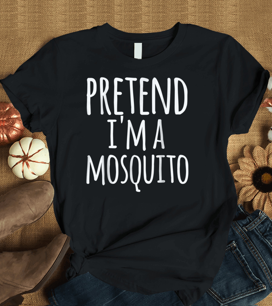 Funny Lazy Halloween Costume Pretend I'm A Mosquito T-Shirt