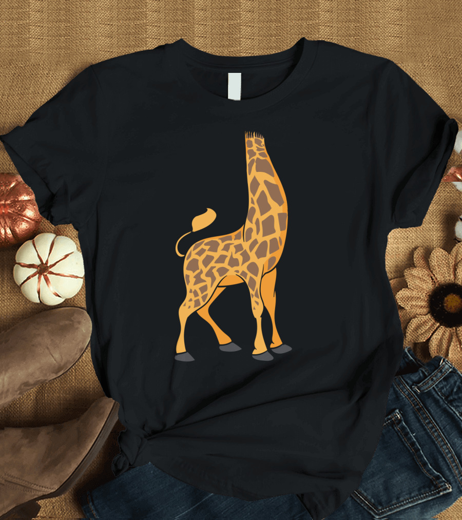 Giraffe Headless Halloween Costume Cool Animal Dressup T-Shirt