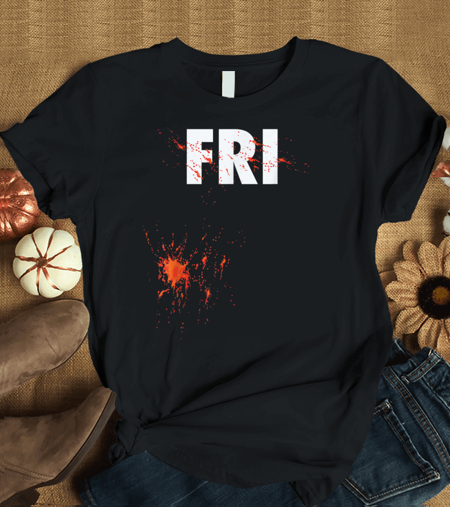 Halloween Friday Bloody Group Matching FRI T-Shirt