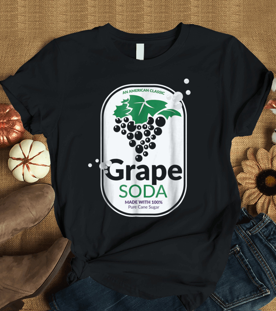 Halloween Group Costume An American Classic Grape Soda Made with 100% Pure Cane Sugar T-Shirt