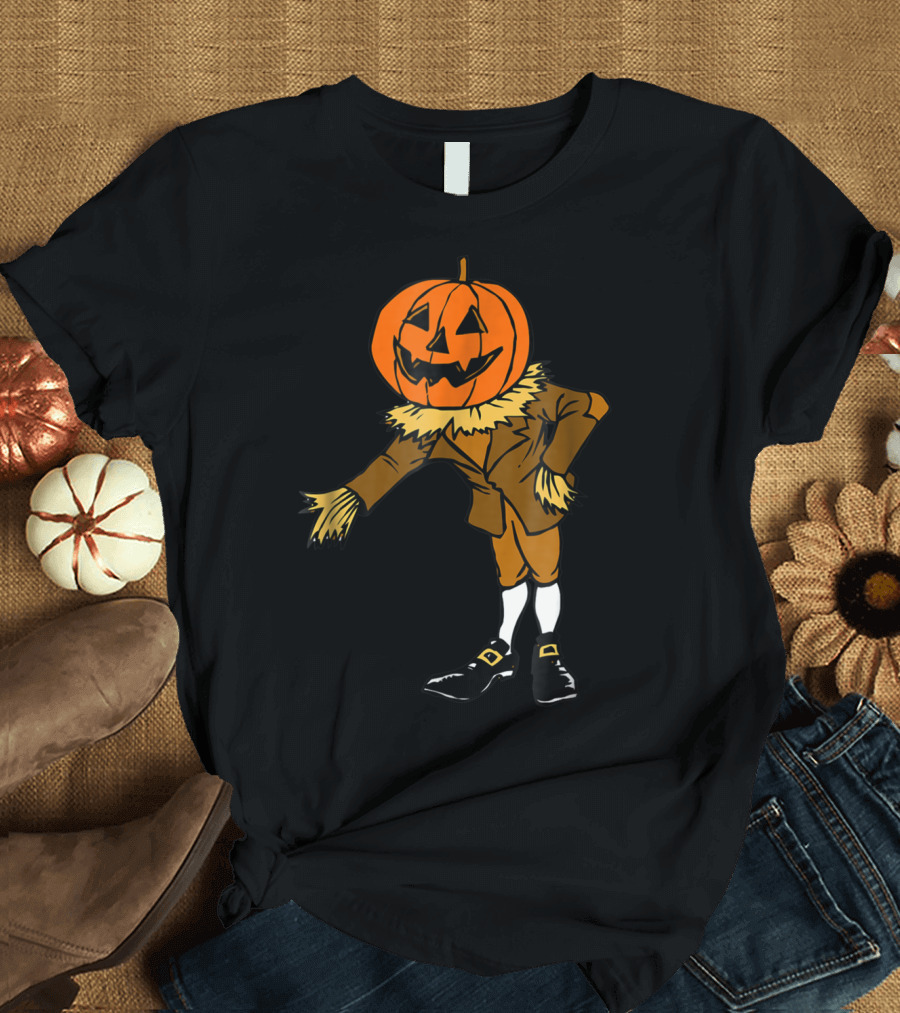 Halloween Jacko'lantern Pumpkin King in Classic Scarecrow T-Shirt