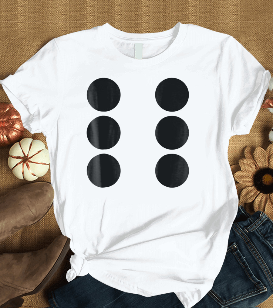 Human Dice Six Halloween Group Team Costume T-Shirt
