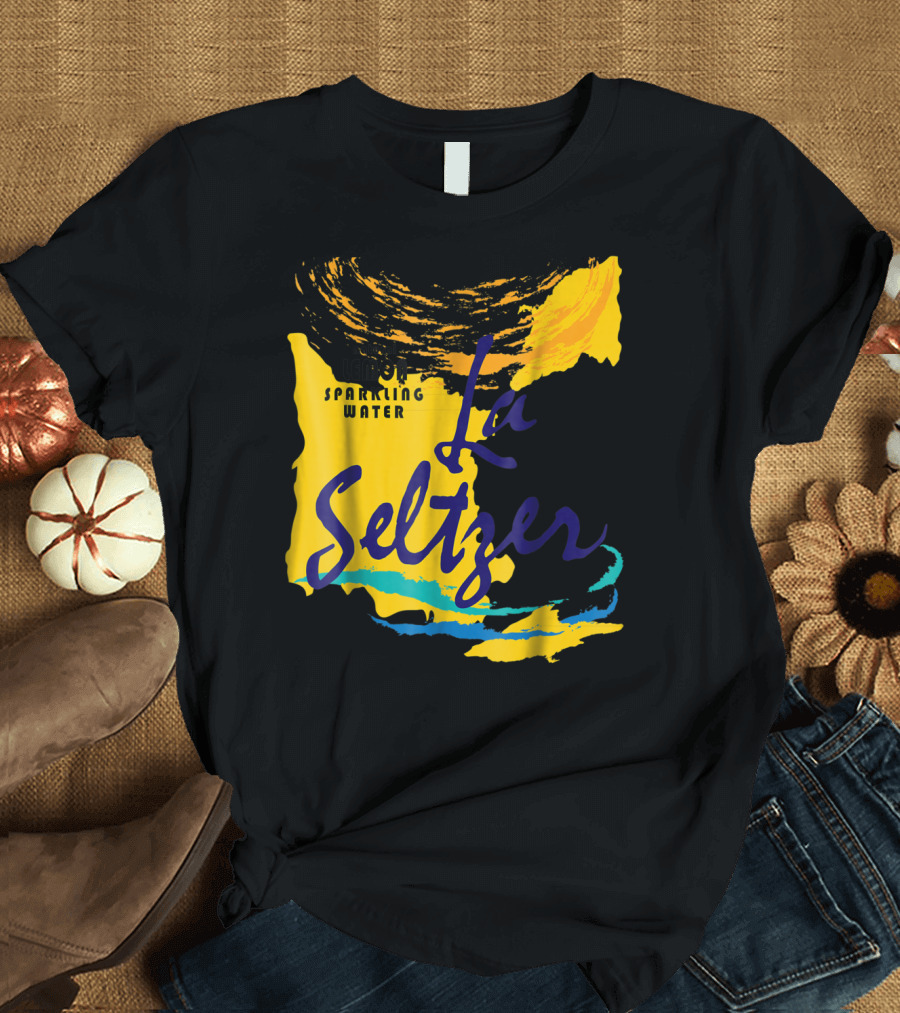 Group Halloween Costume Natural Lemon Sparkling Water La Seltzer T-Shirt