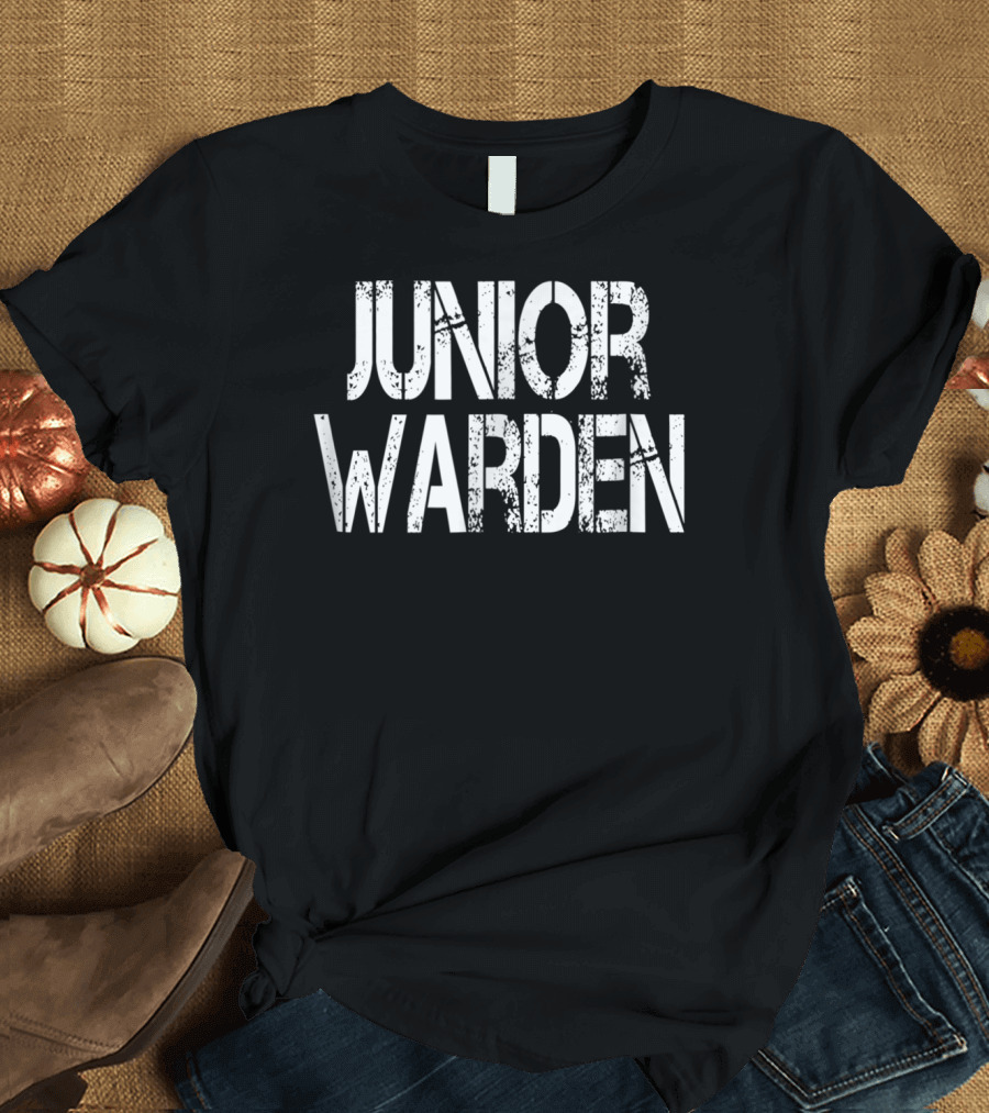 Junior Warden Halloween Costume Game Fish T-Shirt