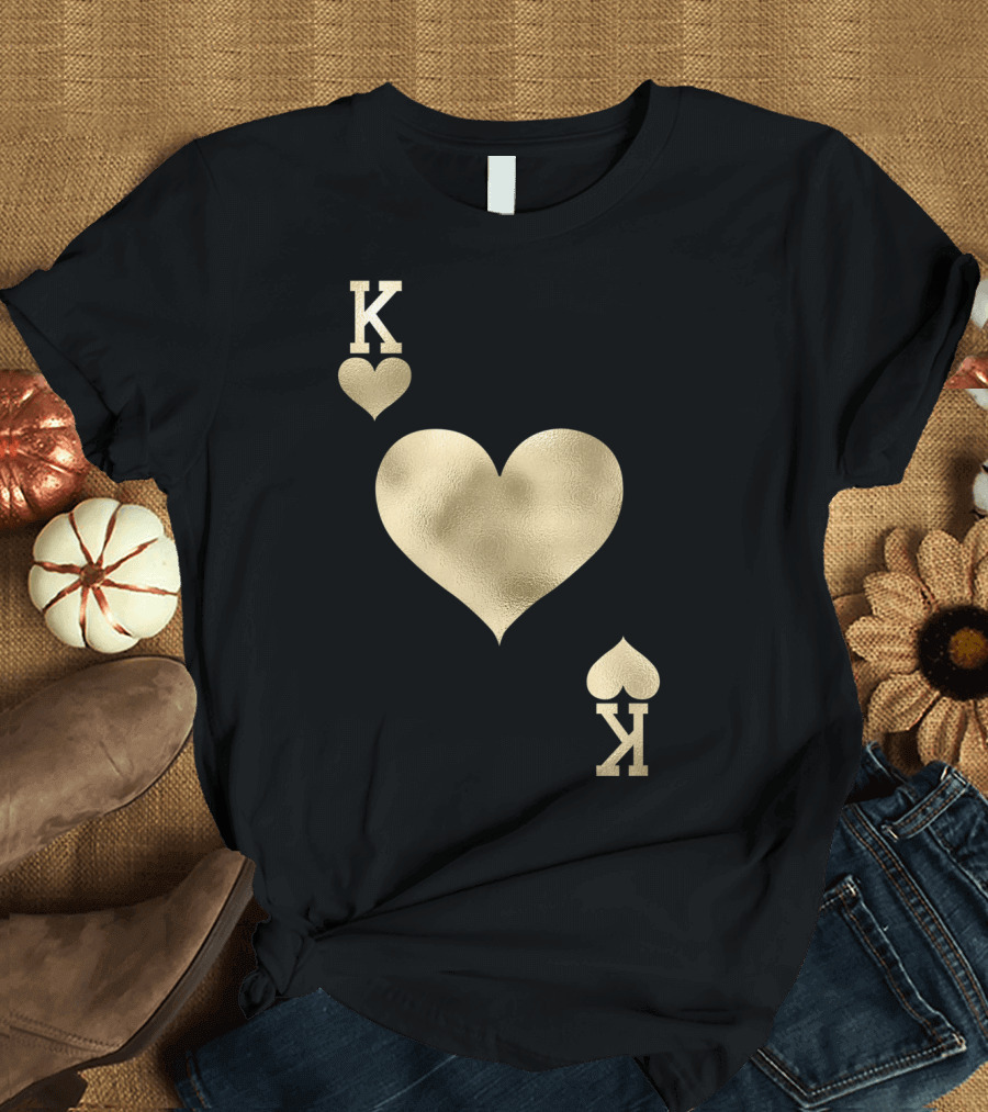 King Heart Playing Card Costume Halloween K1 T-Shirt