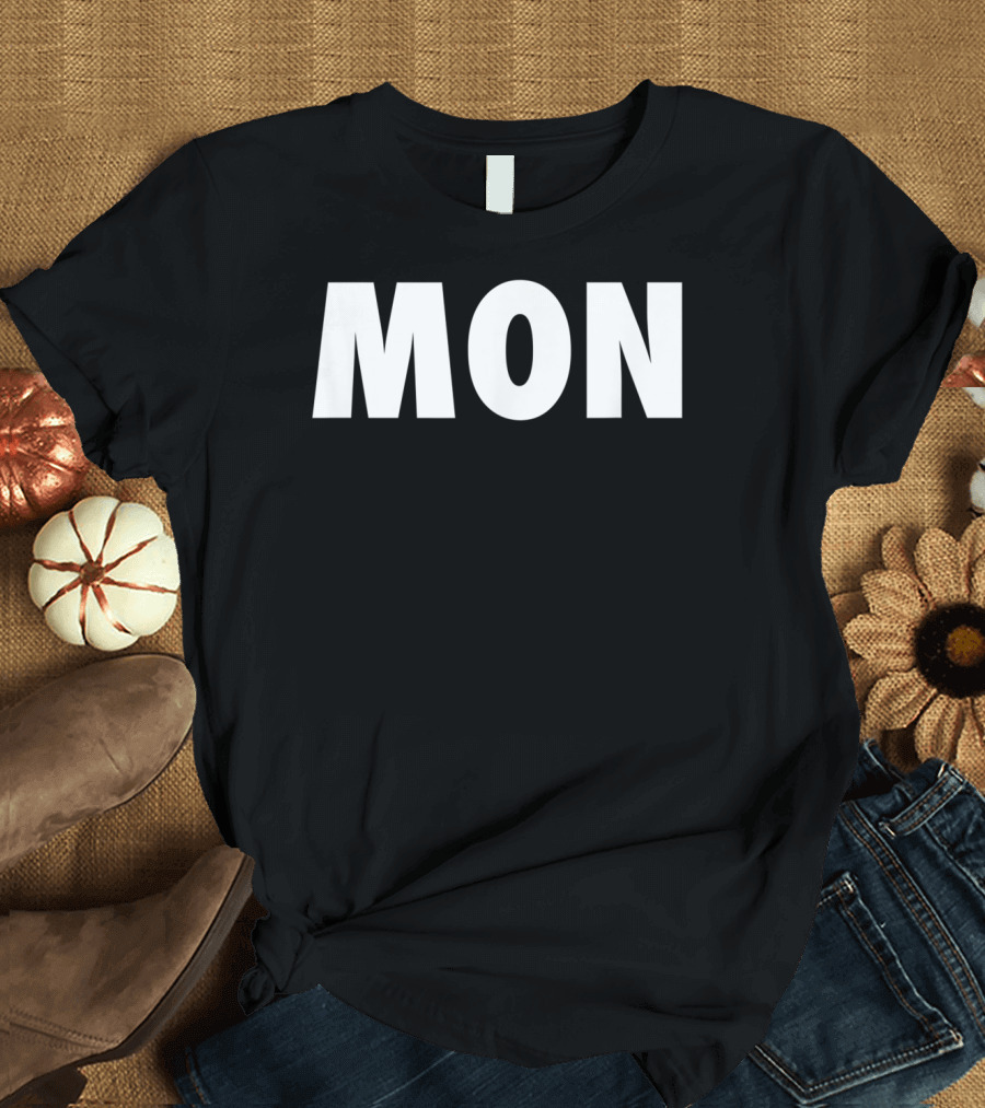 Monday Halloween Costume Group Mon Sun MON T-Shirt