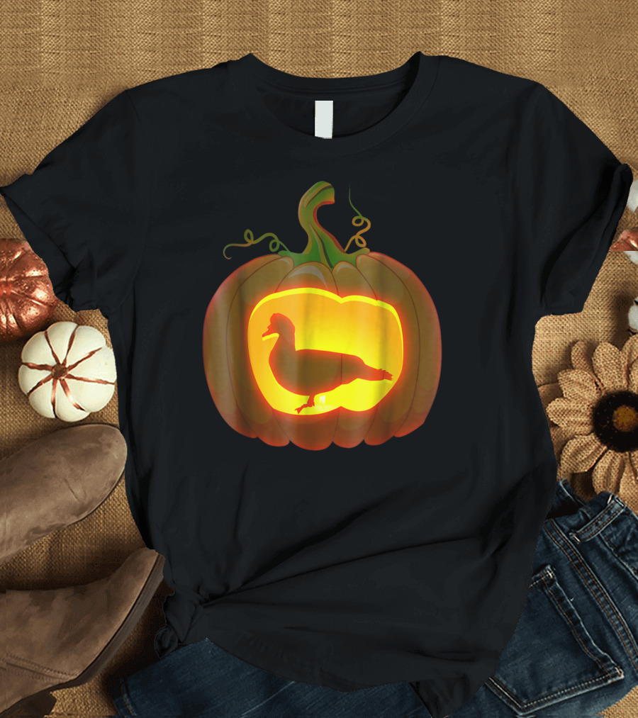 Muscovy Duck Carved Pumpkin T-Shirt