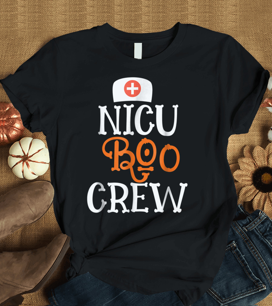 NICU Boo Crew Halloween Nursing T-Shirt
