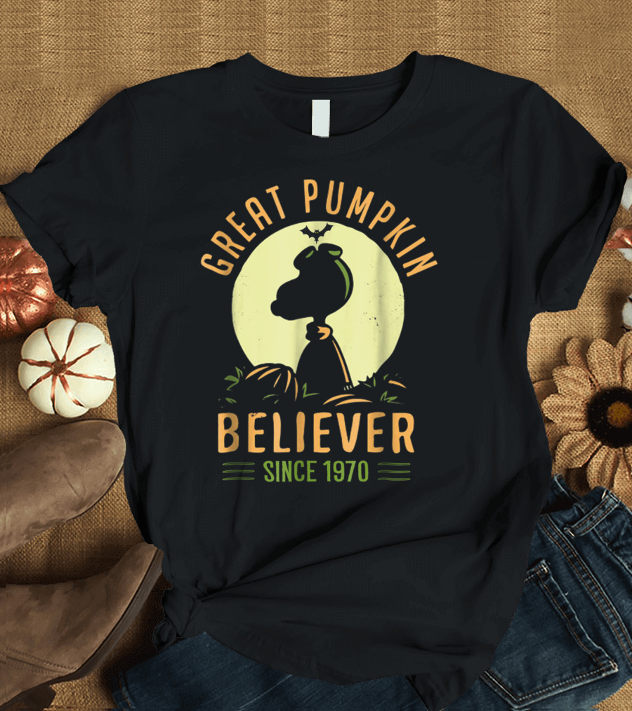 Great Pumpkin Believer Since 1970 Peanuts Halloween T-Shirt