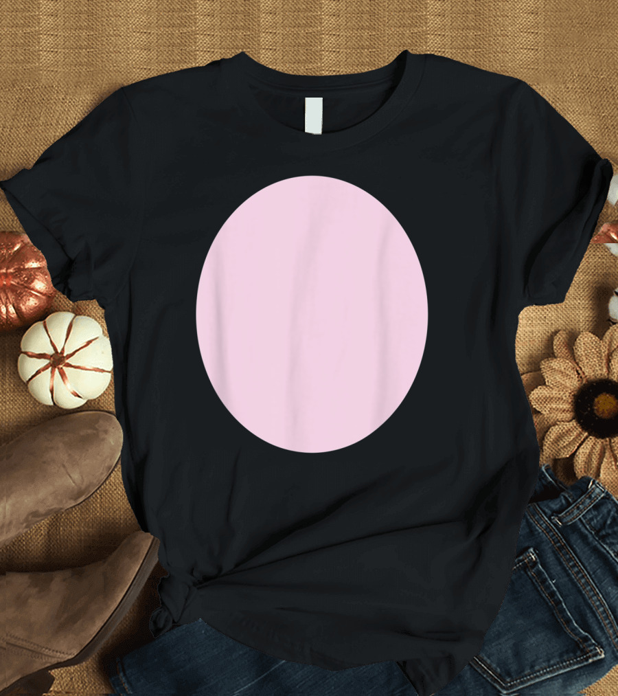 Pink Pig Belly Halloween Dress Up Costume T-Shirt