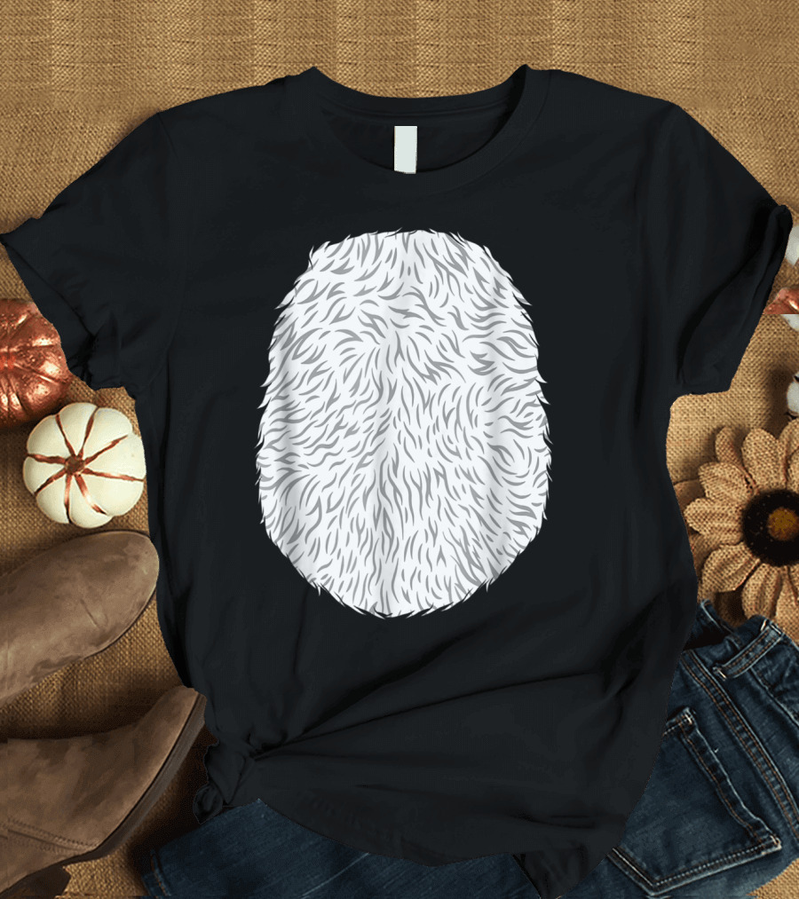 Polar Bear Costume DIY Fur Texture T-Shirt