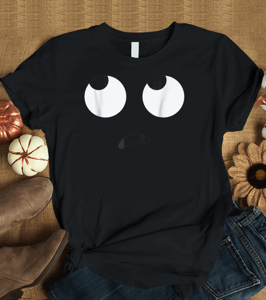 Rolling Eyes Emoji Face Vector T-Shirt