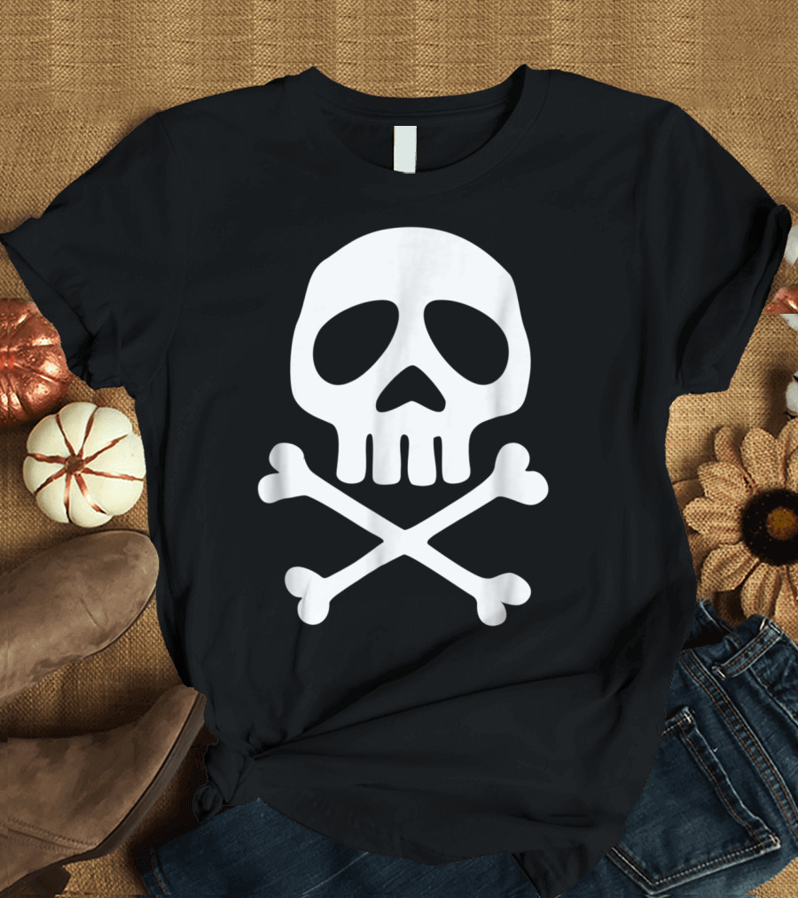 Skull Crossbones Space Pirate Captain Festival Party T-Shirt