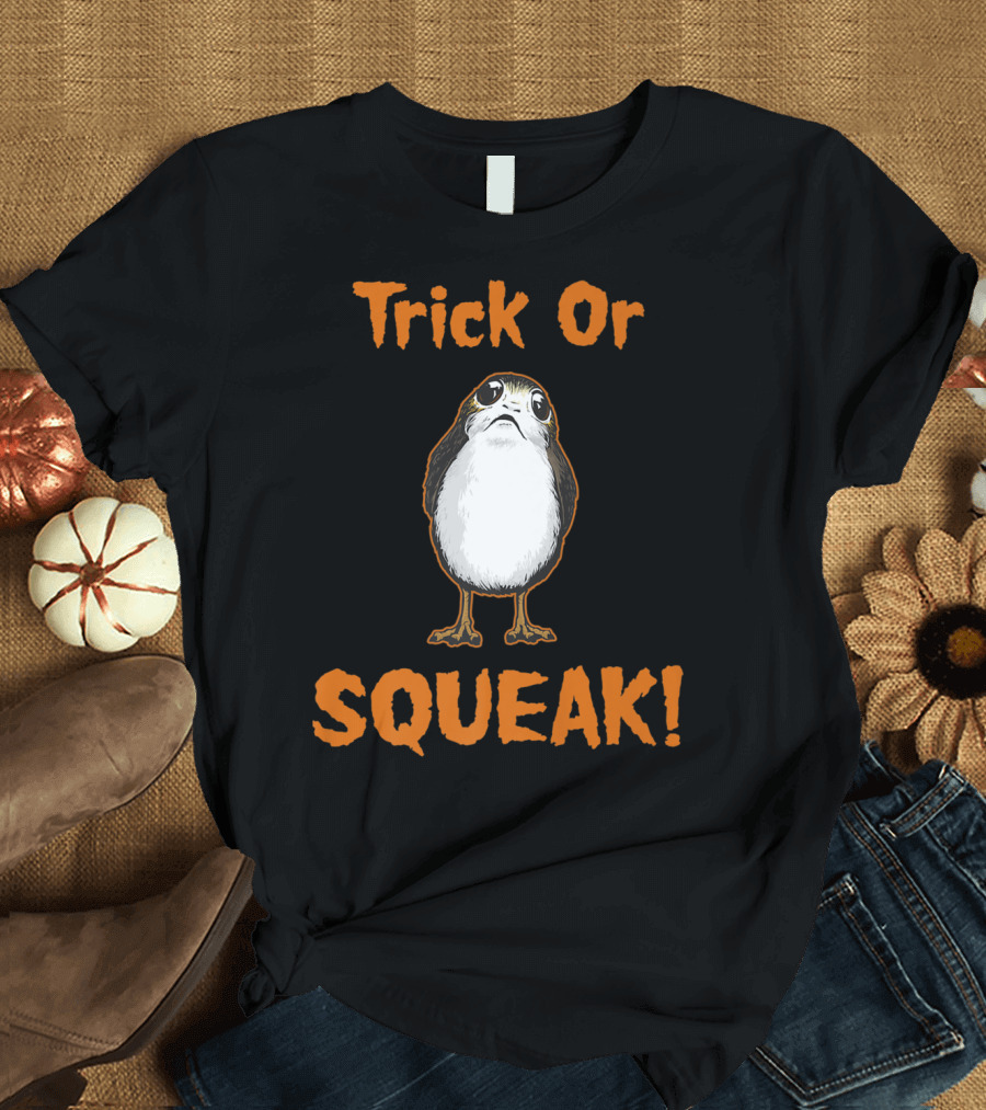 Trick Or Squeak Porg Halloween Star Wars T-Shirt