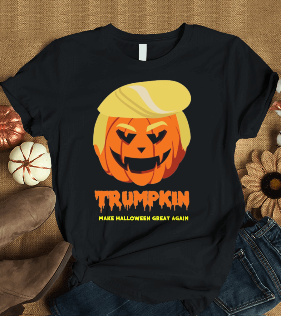 Trumpkin Donald Trump Pumpkin Make Halloween Great Again T-Shirt