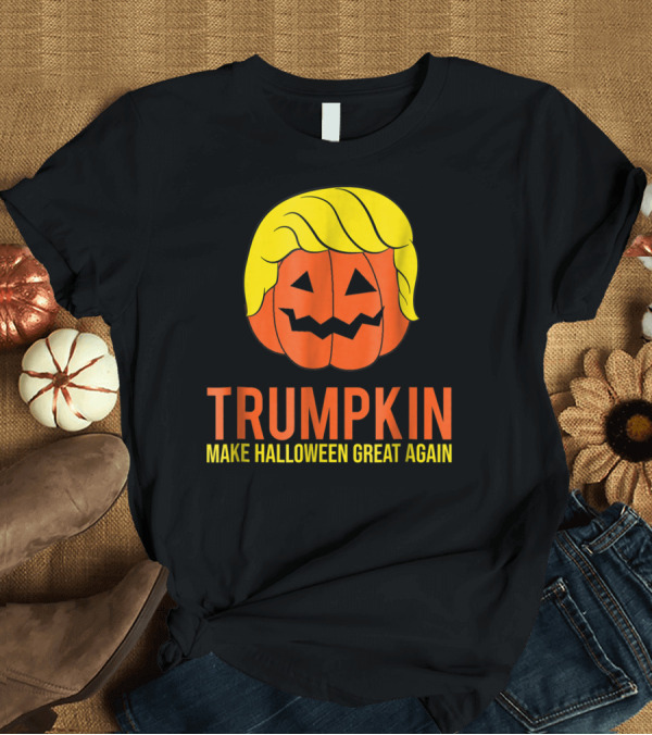 T-Shirt: Vintage Halloween Trumpkin Make Halloween Great Again T-Shirt Vintage Halloween Trumpkin Make Halloween Great Again T-Shirt