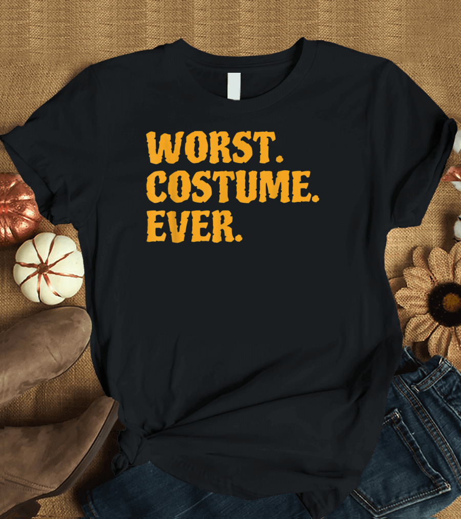 Worst Costume Ever Funny Halloween T-Shirt