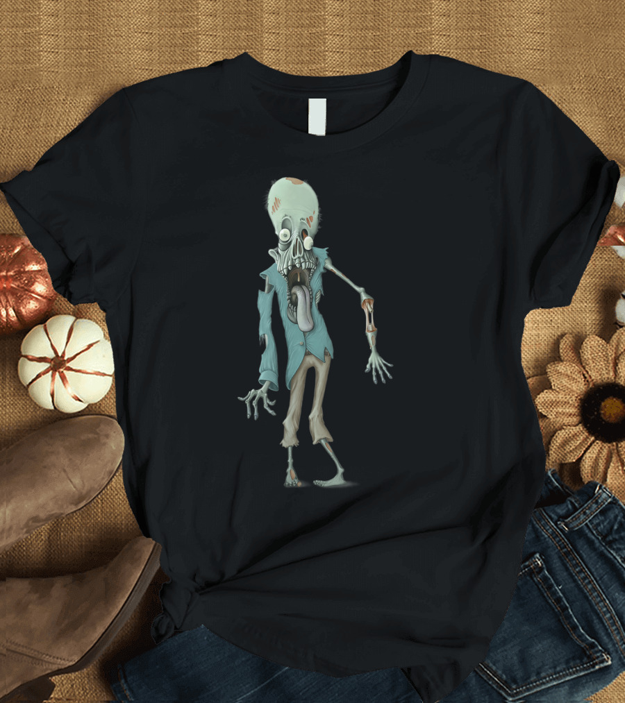 Zombie Scary Zombies Walking Undead Ghoulish Humor T-Shirt