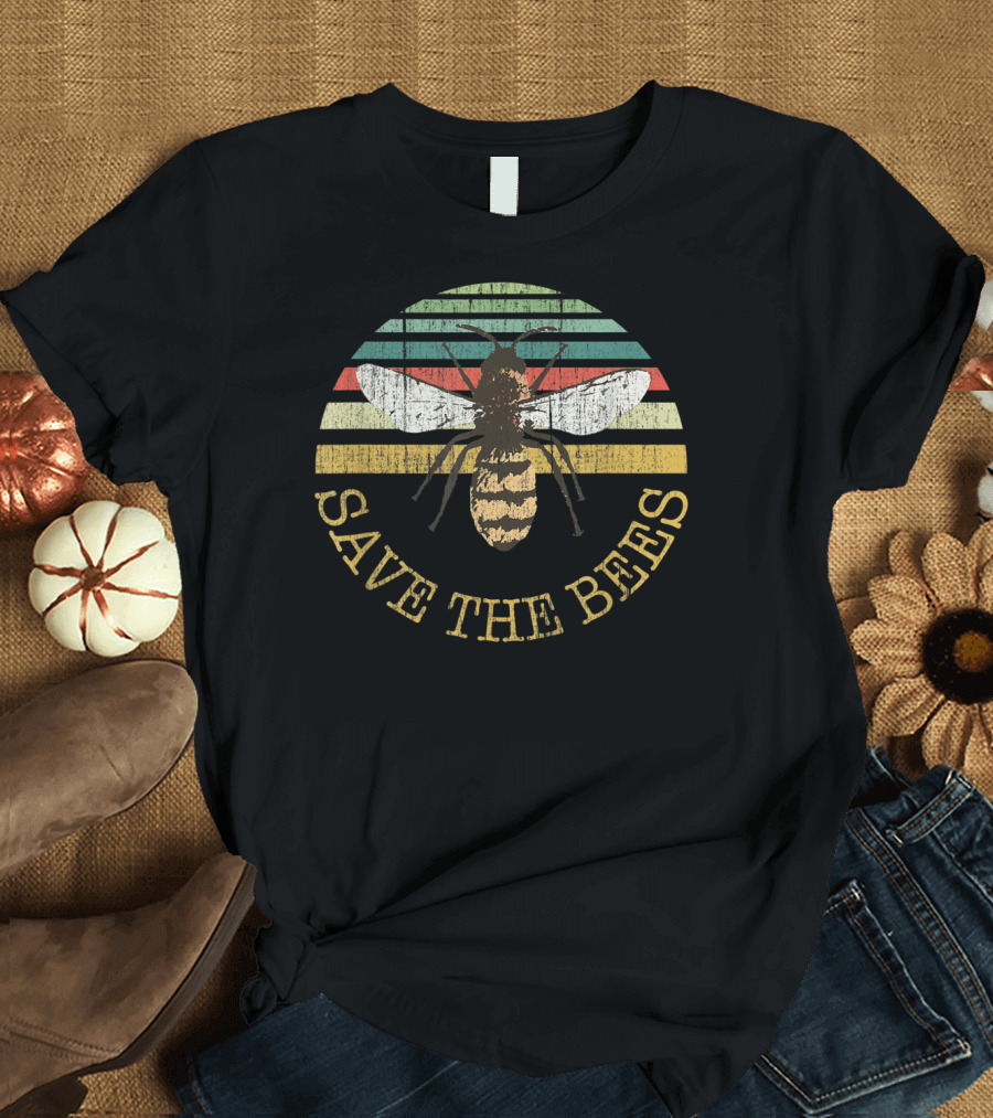 Save The Bees Vintage Bee T-Shirt
