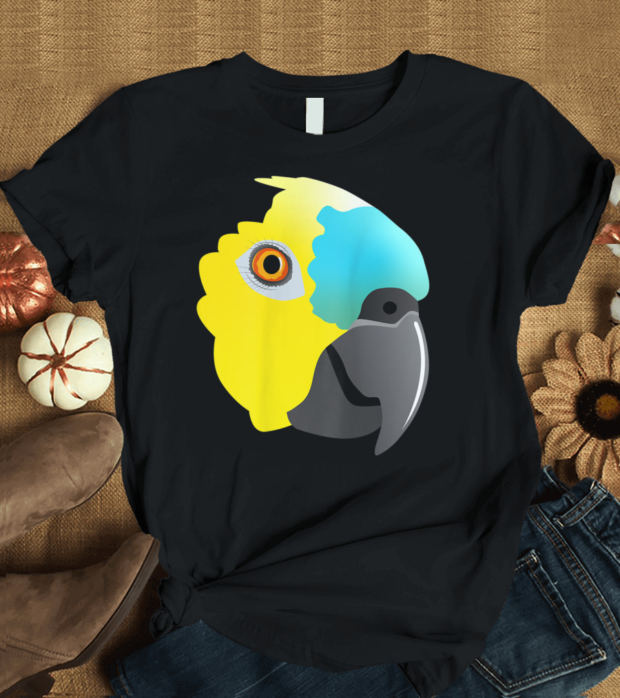 Bluefronted Amazon Parrot Head T-Shirt