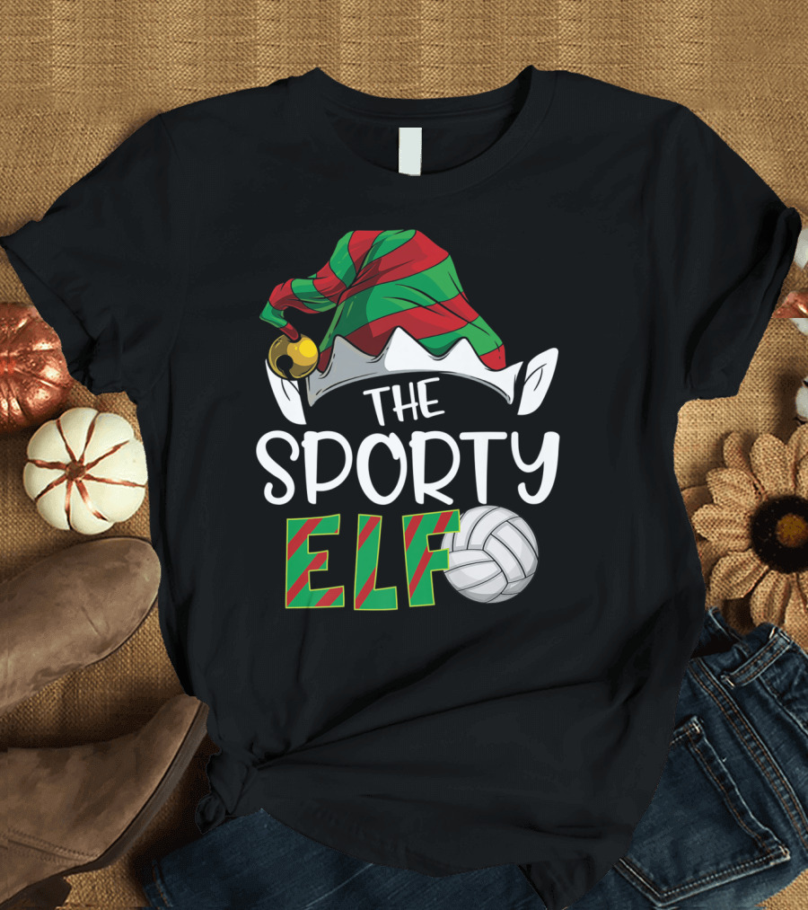 The Sporty Elf Volleyball T-Shirt