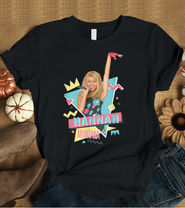 T-Shirt: Disney Hannah Montana 90s Retro Pop T-Shirt Disney Hannah Montana 90s Retro Pop T-Shirt
