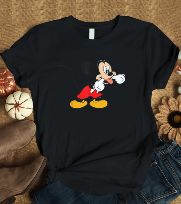 T-Shirt: Mickey Mouse Playful Expression Disney Classic T-Shirt Mickey Mouse Playful Expression Disney Classic T-Shirt