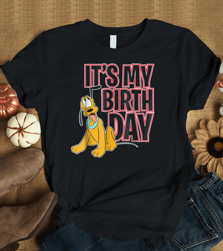 Disney Pluto It's My Birthday T-Shirt