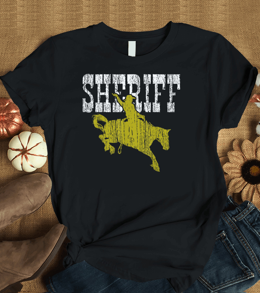Sheriff Cowboy Rodeo Horse T-Shirt