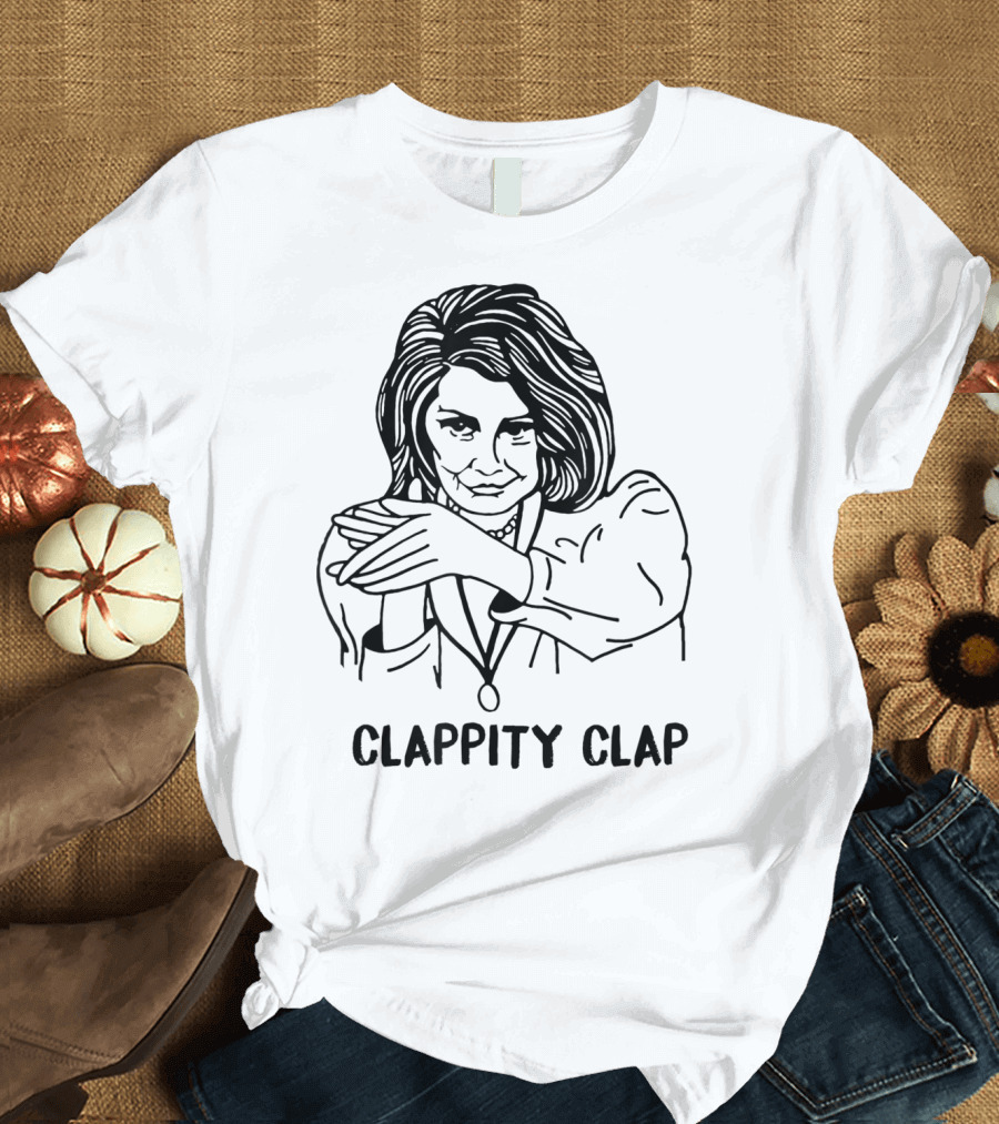 Clappity Clap Antitrump Nancy Pelosi Sotu T-Shirt