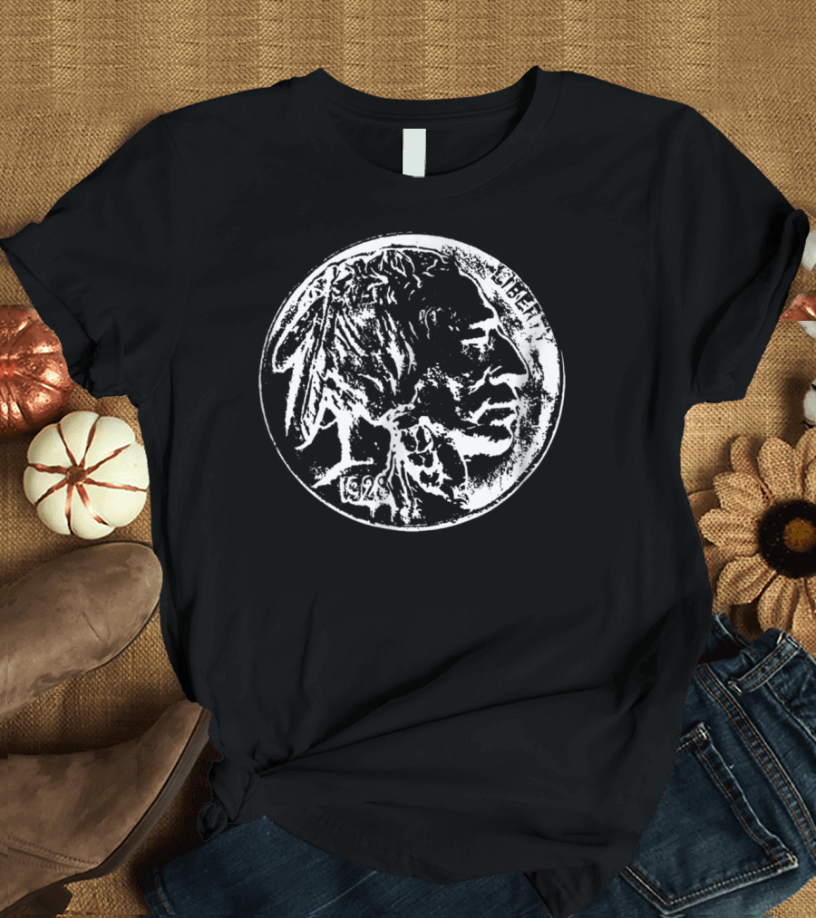 Coin Collector Displaying 1926 Buffalo Nickel T-Shirt