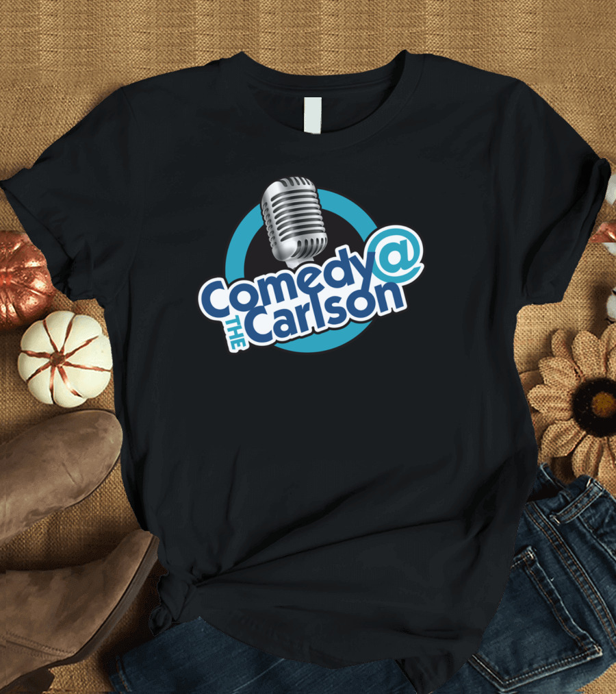 Comedy at the Carlson Microphone T-Shirt