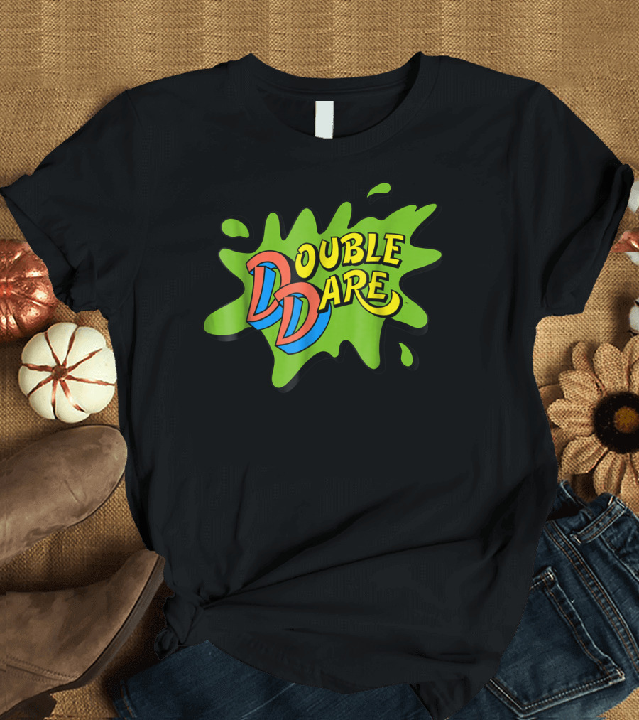 Double Dare 90s Green Slime Throwback Classic T-Shirt