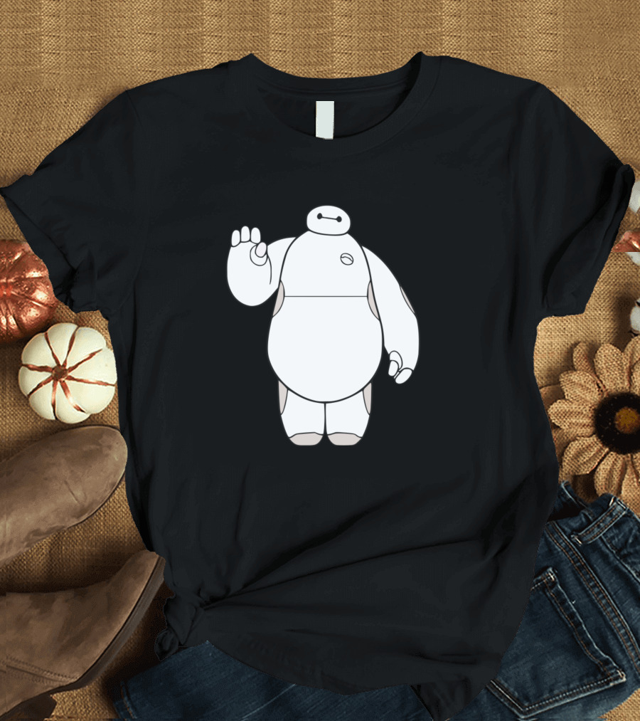 Baymax Waving Robot Big Hero 6 T-Shirt