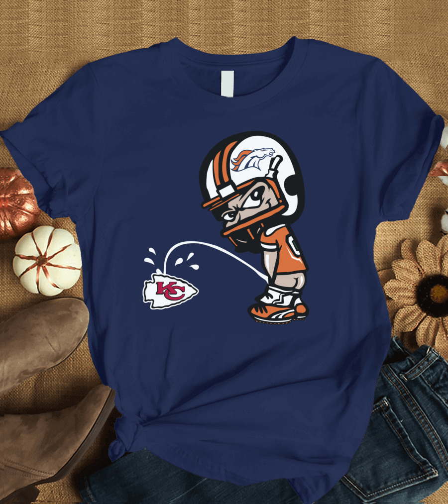 Denver Broncos Kc Rivalry Football Humor T-Shirt