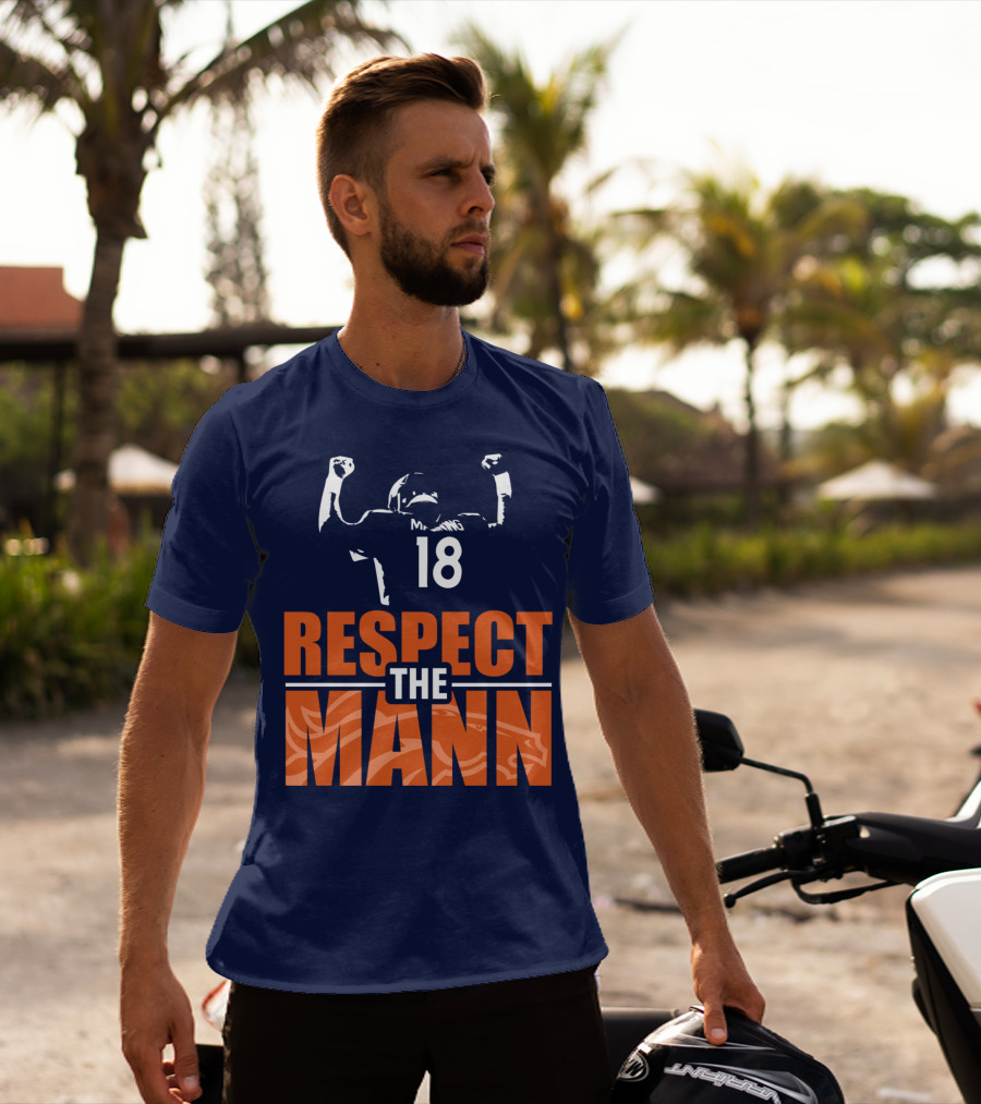 Manning Respect The Mann 18 Denver Broncos T-Shirt