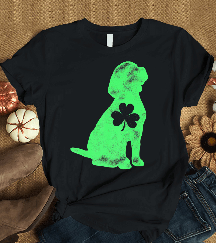 Beagle St Patricks Day Shamrock T-Shirt