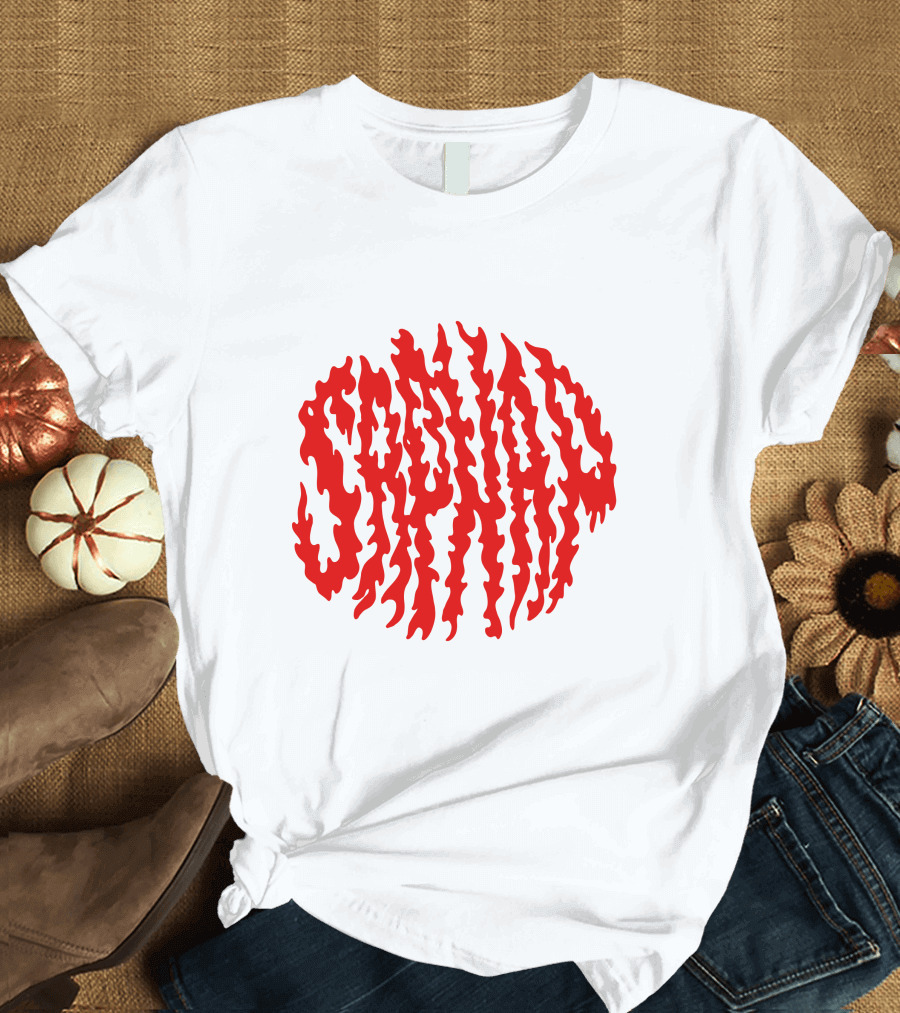 Sapnap Flame Name Red Fiery Merchandise T-Shirt