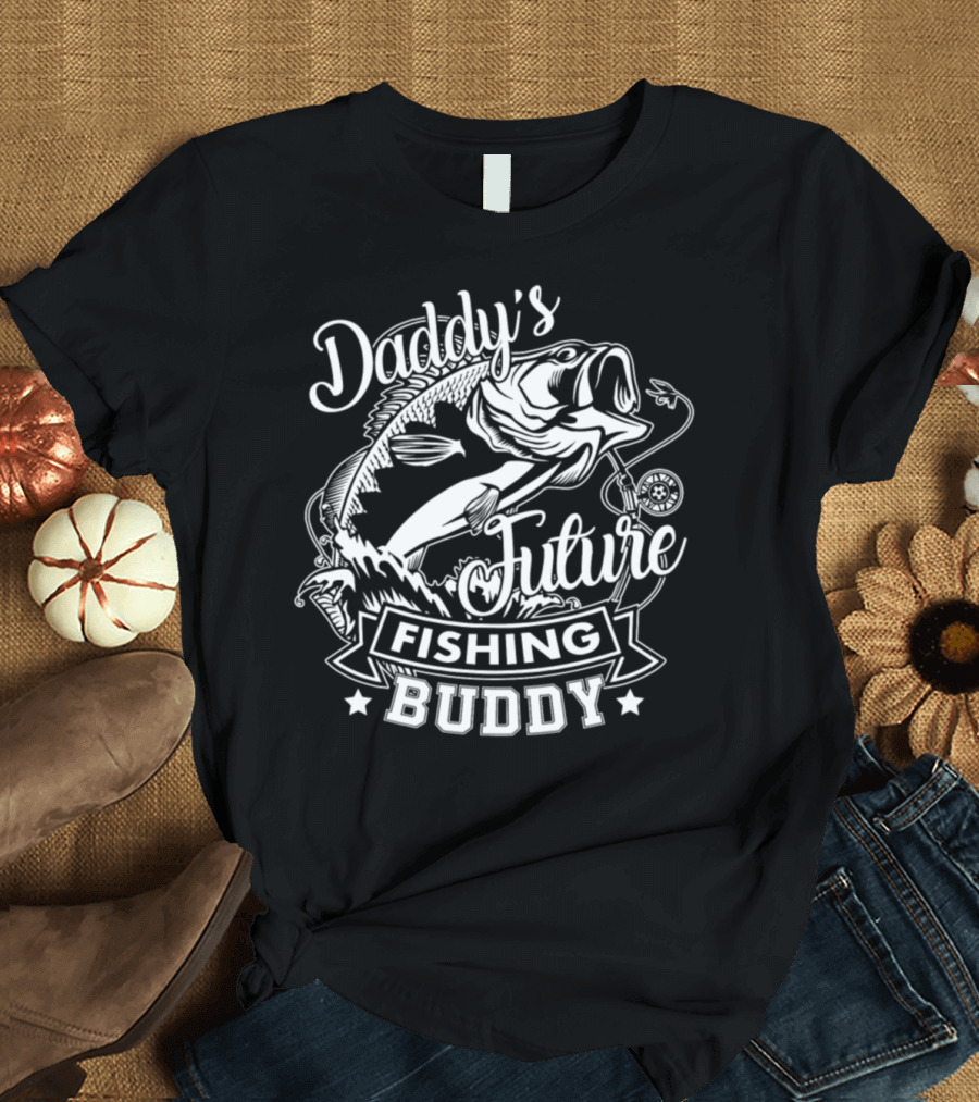 Daddy's Future Fishing Buddy Fish T-Shirt