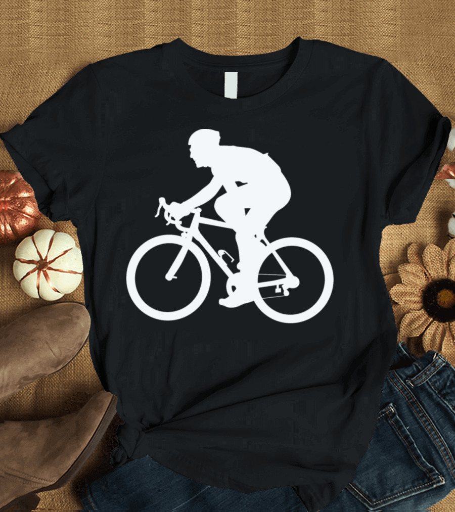 Bicycle Bike Cyclist Racing Profile T-Shirt
